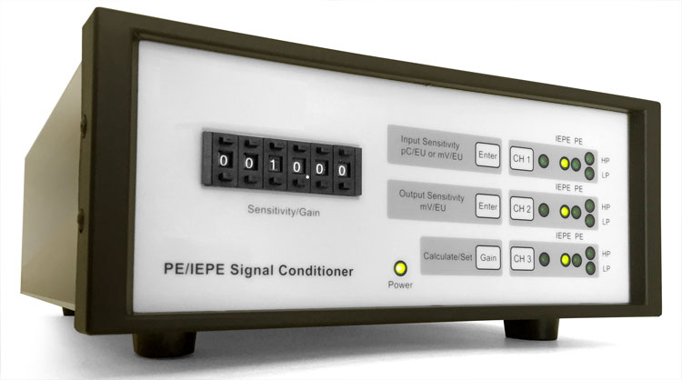 3 Channel PE/IEPE Signal Conditioner