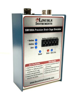 Precision load cell simulator specs